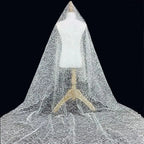 Versatile Sheer Tulle Lace Fabric For Bridal Gowns Backdrops Scarves Home Decor Soft Durable Wedding Craft Supplies Wedding Gown