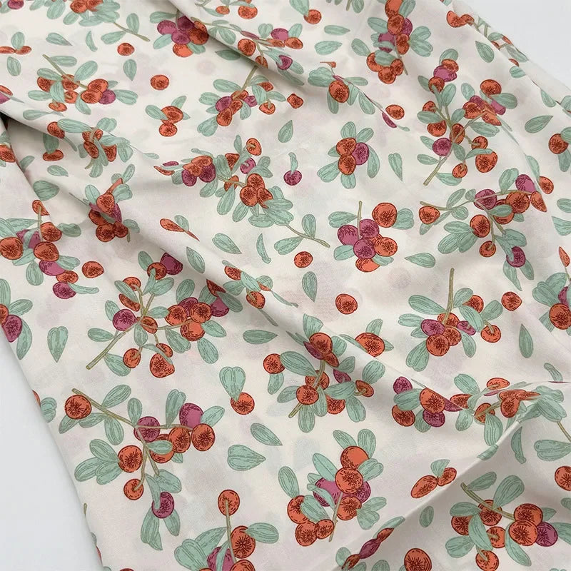 قماش قطني كتان مطبوع بنمط زهور فنية مرسومة بالزيت لخياطة غطاء الطاولة والستائر والديكور الداخلي