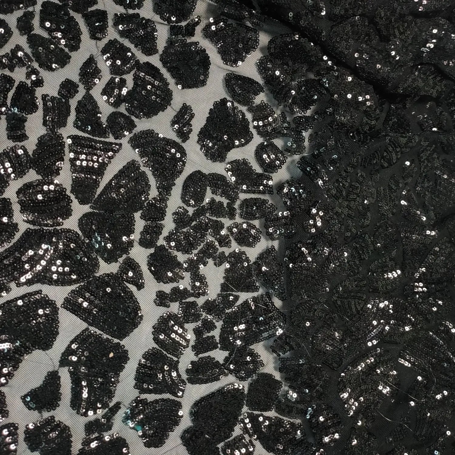 Summer new high-end embroidered sequin mesh fabric suitable for wedding dresses formal gowns and designer clothing fabrics