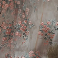 Embroidered Floral Tulle - Wedding Dress & Evening Gown Fabric - fabric photo 8