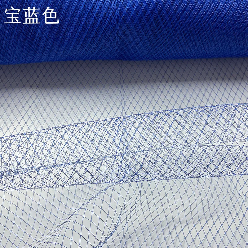 صنع يدوي من نسيج شبكي صلب على شكل ماسة، عصابة رأس مجوفة ذات عيون كبيرة، قبعة علوية، خيوط، تصميم ملابس مصنوع يدويًا