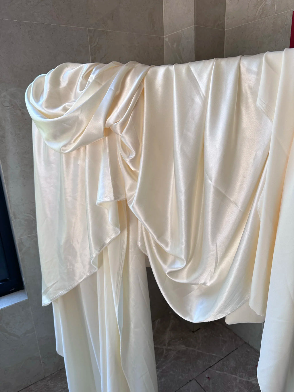 Soft Lustrous Satin Fabric - Wedding Dress Bridesmaid Material