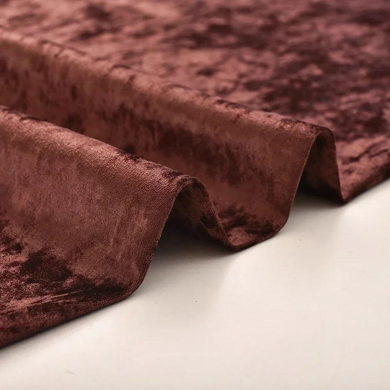 Thick Ice Flower Velvet Fabric - Soft Upholstery Material 150cm