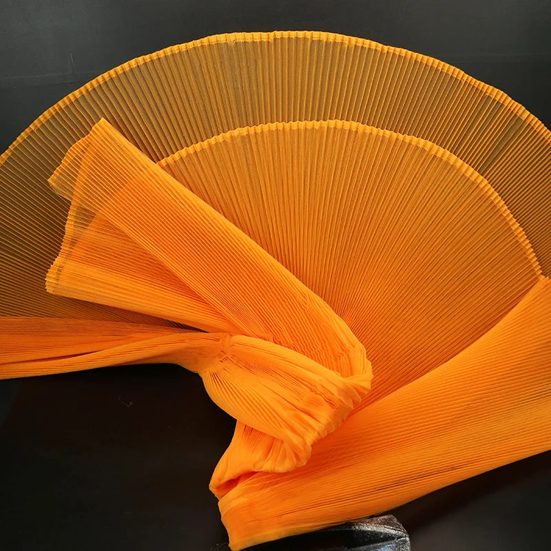 Hard mesh, large organ, hundred pleats, small pleats, fabric design, wedding decoration, space decoration, stage designer