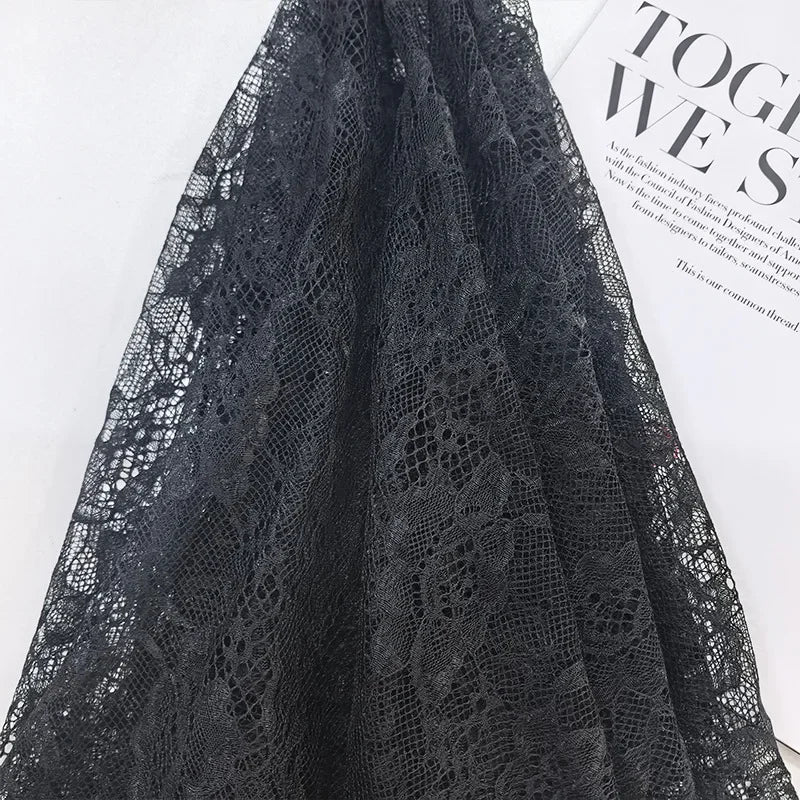 Spot Peony Jacquard Lace Fabric Wedding Dress Cheongsam Dress Fabric Underwear Veil Mesh Decoration