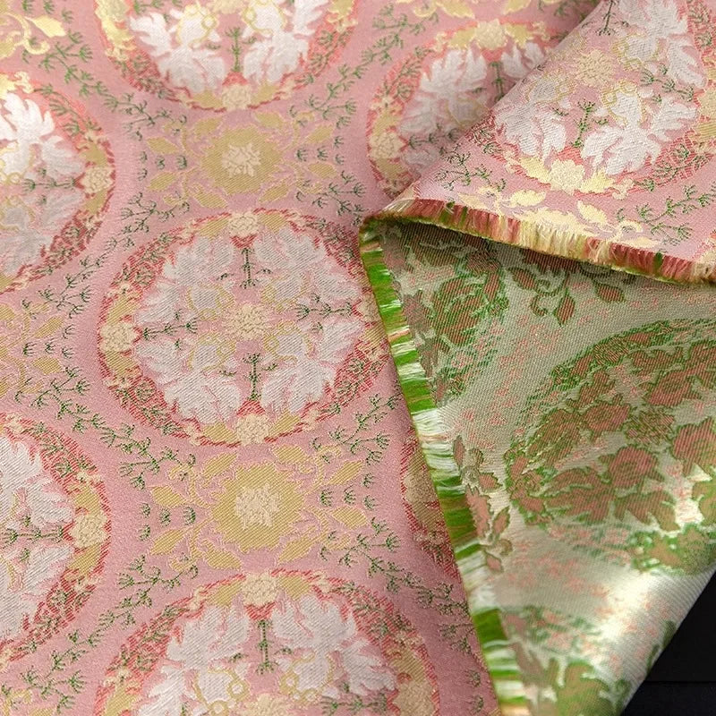 قماش جاكار منسوج بكثافة - نسيج ناعم عالي الجودة