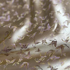 Purple Butterfly Colorful Woven Brocade Fabric Sewn Vest Qipao DIY Doll Clothing Designer Fabric