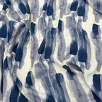 قماش قطني كتان مطبوع بنمط زهور فنية مرسومة بالزيت لخياطة غطاء الطاولة والستائر والديكور الداخلي