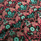 قماش جاكار بروكار فاخر - خامة معطف وفستان بنمط كلاسيكي