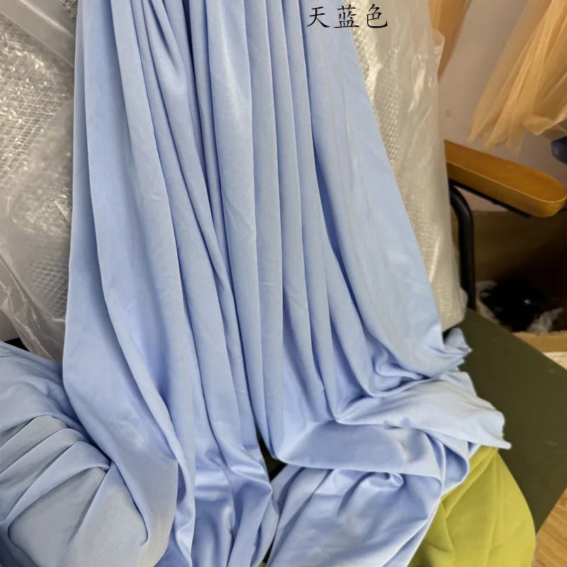 قماش حرير الحليب المرن الفاخر - مادة بطانة فستان الزفاف بعرض 150 سم