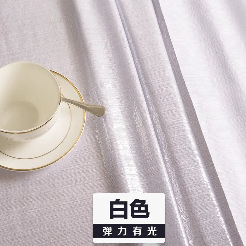 قماش مطاطي محبوك مجعد لامع بخطوط ذهبية وفضية لامعة مناسب لفستان زفاف ضيق وأزياء راقية