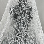 2025 Spring/Summer New Product Designer High End Mesh Flower Base Lace Wedding Dress Clothing Fabric DIY Accessories