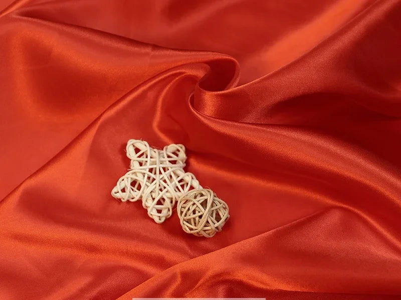 Tissus Simulated Silk With Light Satin Cloth Wholesale Wedding Dress Wedding Pajamas Homewear Lining Eye Mask Shower Cap Fabric