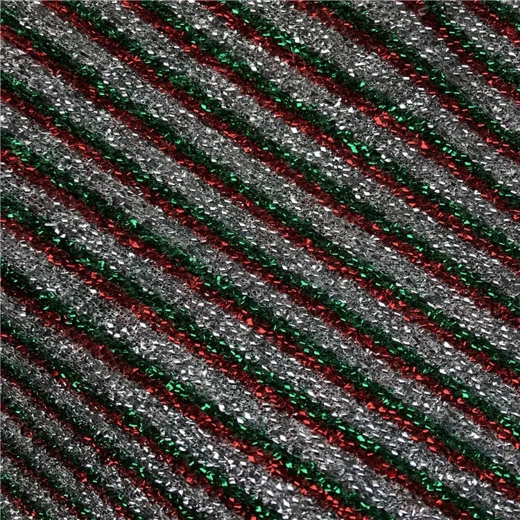 Striped Pine Fur Fabric - Christmas Halloween Decoration Material 150cm