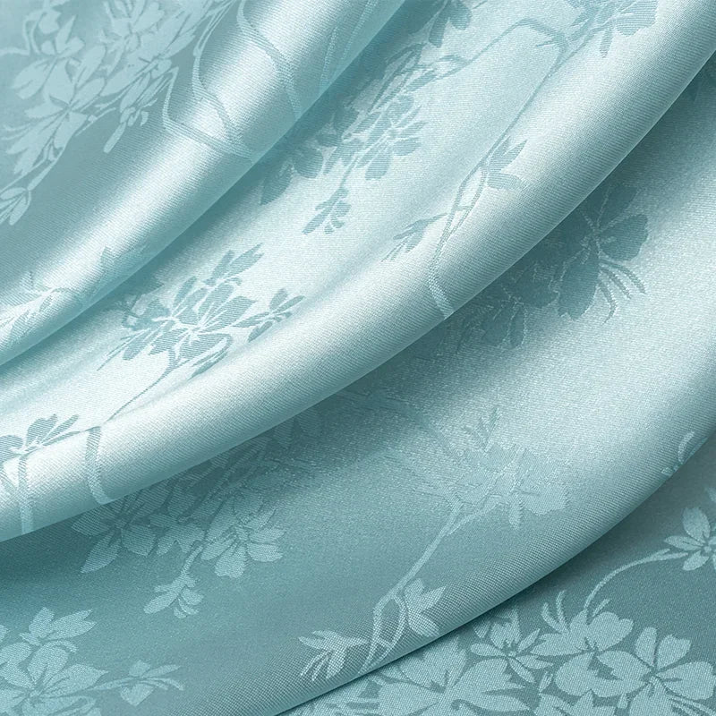 قماش ساتان أسيتات مقلد ناعم من الجاكار - خامة فاخرة، 145 سم