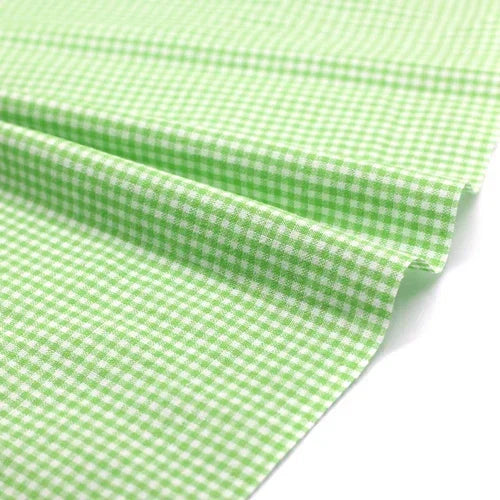 Multi-color 2mm small grid cotton fabric sewing doll clothing dress home textile tablecloth Head accessories fabric