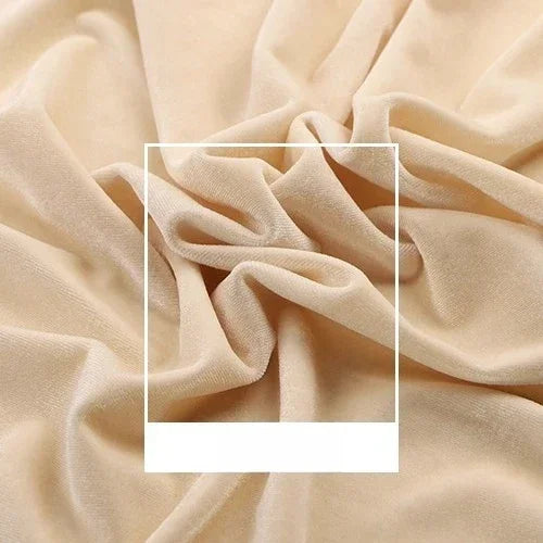 High Quality Velvet Solid Color Elastic Fabric - Luxurious Material 150cm