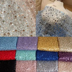 Dense Beaded Sequin Embroidered Lace - Elegant for Wedding Dress & Stage