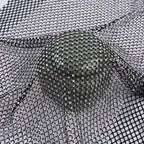 Diamond Rhinestone Stretch Tulle - Elegant for Evening Gown & Custom Design