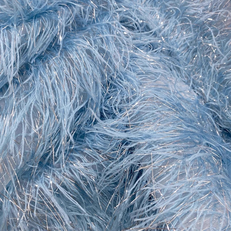 Lurex Feather Fringe Yarn - Sparkly for Performance Gowns & DIY