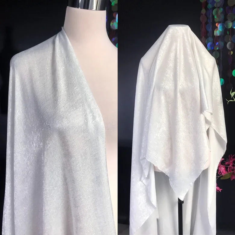 Minimum purchase: 100 meters soft special bronzing fabric metallic bronzing flash dress performance wear fashion