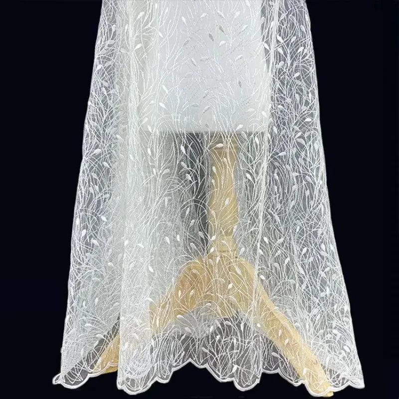 Versatile Sheer Tulle Lace Fabric For Bridal Gowns Backdrops Scarves Home Decor Soft Durable Wedding Craft Supplies Wedding Gown