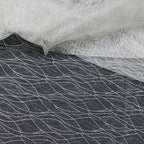 Striped spray silver glitter pink glitter transparent mesh sewing wedding dress fabric mesh accessories