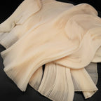 Accordion-Pleated Crystal Organza for Sculptural Dresses & Gowns — fabric photo 3