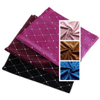 Elastic velvet striped gold velvet hot silver fabric sewn cheongsam dress fabric DIY handmade pillow cover home fabric