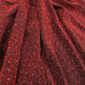 Black Glittering Elastic Fabric â€?Silver & Gold Threads with Crystal Embellishments - fabric photo 6
