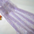 Luxury Sequin Embroidered Lace Mesh Fabric - Glittery Overlay Material