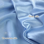 قماش ساتان كريستالي سميك لامع - مادة ستارة فستان بلون واحد