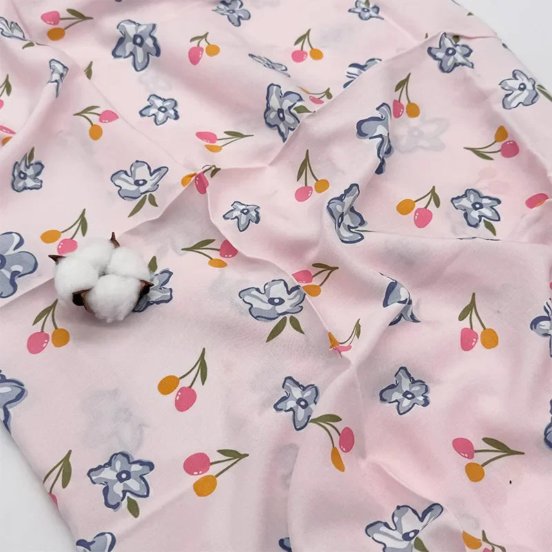 قماش قطني كتان مطبوع بنمط زهور فنية مرسومة بالزيت لخياطة غطاء الطاولة والستائر والديكور الداخلي