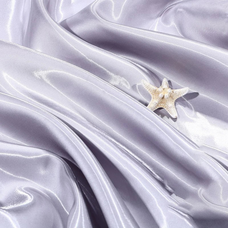 قماش ساتان سائل لامع - شارموز عاكس للملابس المسائية