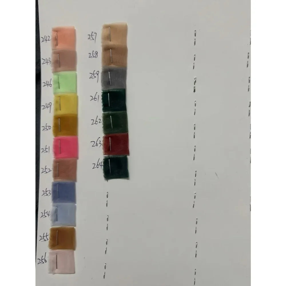 High-density Yarn Organza Fabric 5050 Matte Brocade Polyester Glass Yarn Dress Wedding Dress Women's Fabric Home Handmade