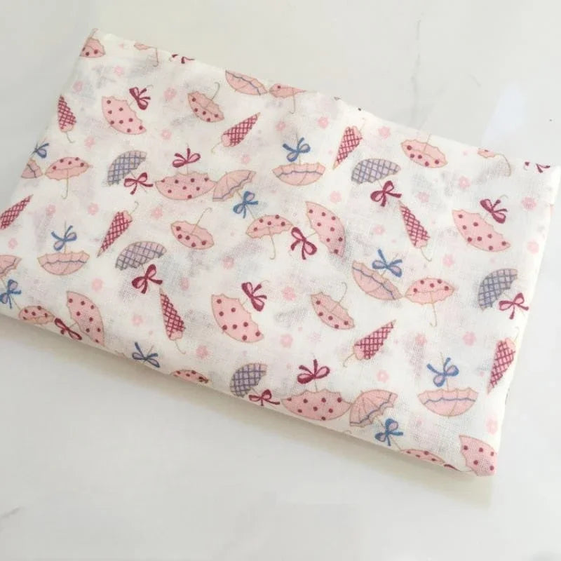 Tela de algodón puro con estampado floral campestre para ropa de bebé, vestidos, costura hecha a mano, acolchado DIY y manualidades de algodón suave.