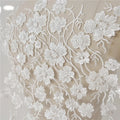 Heavy Beaded Embroidery Lace - Luxury Wedding Dress Tulle Fabric