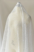 Handmade Lattice Lace Fabric - Wedding Gown Dress Material 130cm