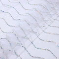 Wavy Sequined Net - Wedding Dress Formal Gown & Children's Headwear