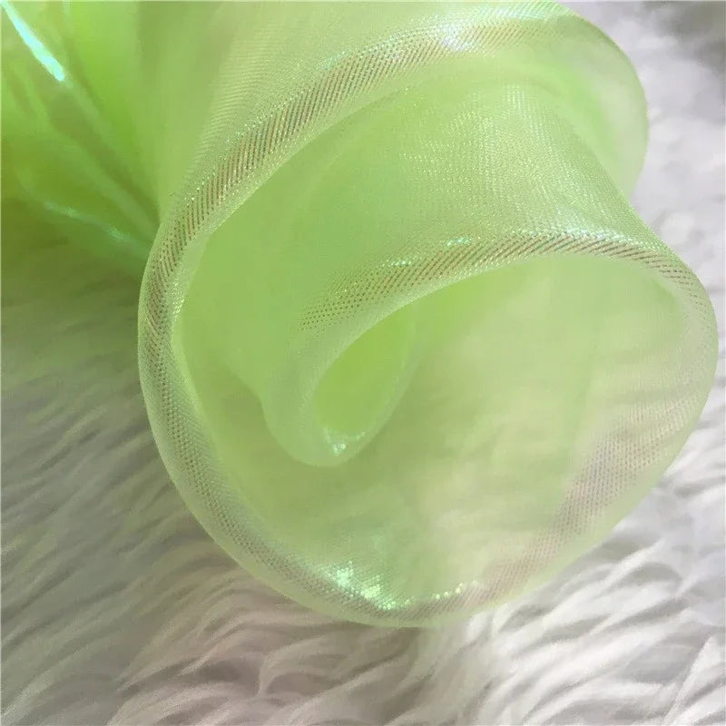 Symphony Mesh Glass Yarn - Colorful Shiny for Bridal Gowns & Baby Clothing