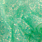 5MM Crystal Sequin Embroidered Lace - Stage Performance DIY Fabric