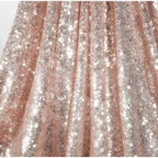 Champagne Gold 3MM Encrypted Sequin Fabric - Shiny Material 130cm - fabric photo 3
