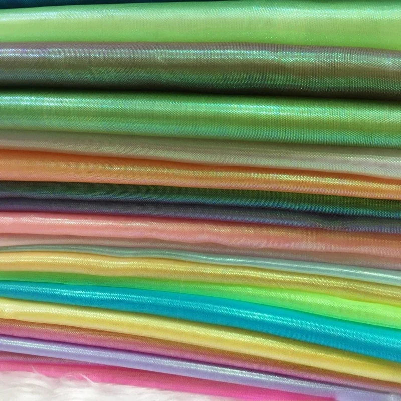 Symphony Mesh Glass Yarn - Colorful Shiny for Bridal Gowns & Baby Clothing