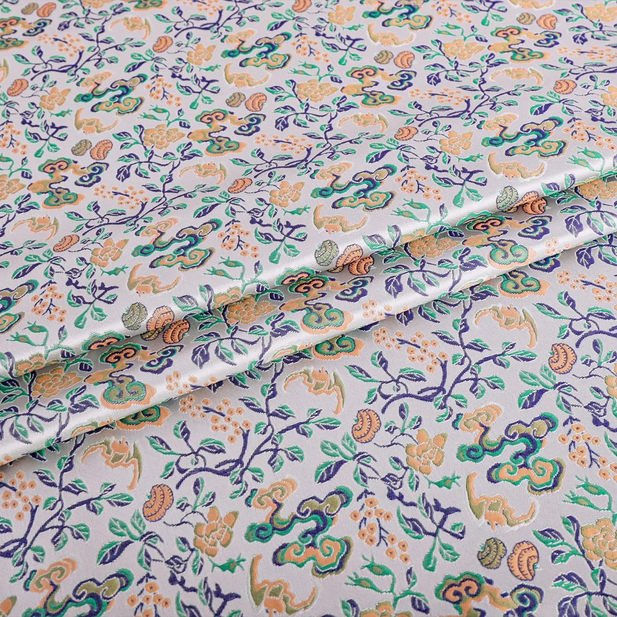 قماش جاكار فاخر بخيوط معدنية ونمط أنيق ومواد فاخرة وفساتين وتنورة وسترة وخياطة مصممة وخياطة راقية