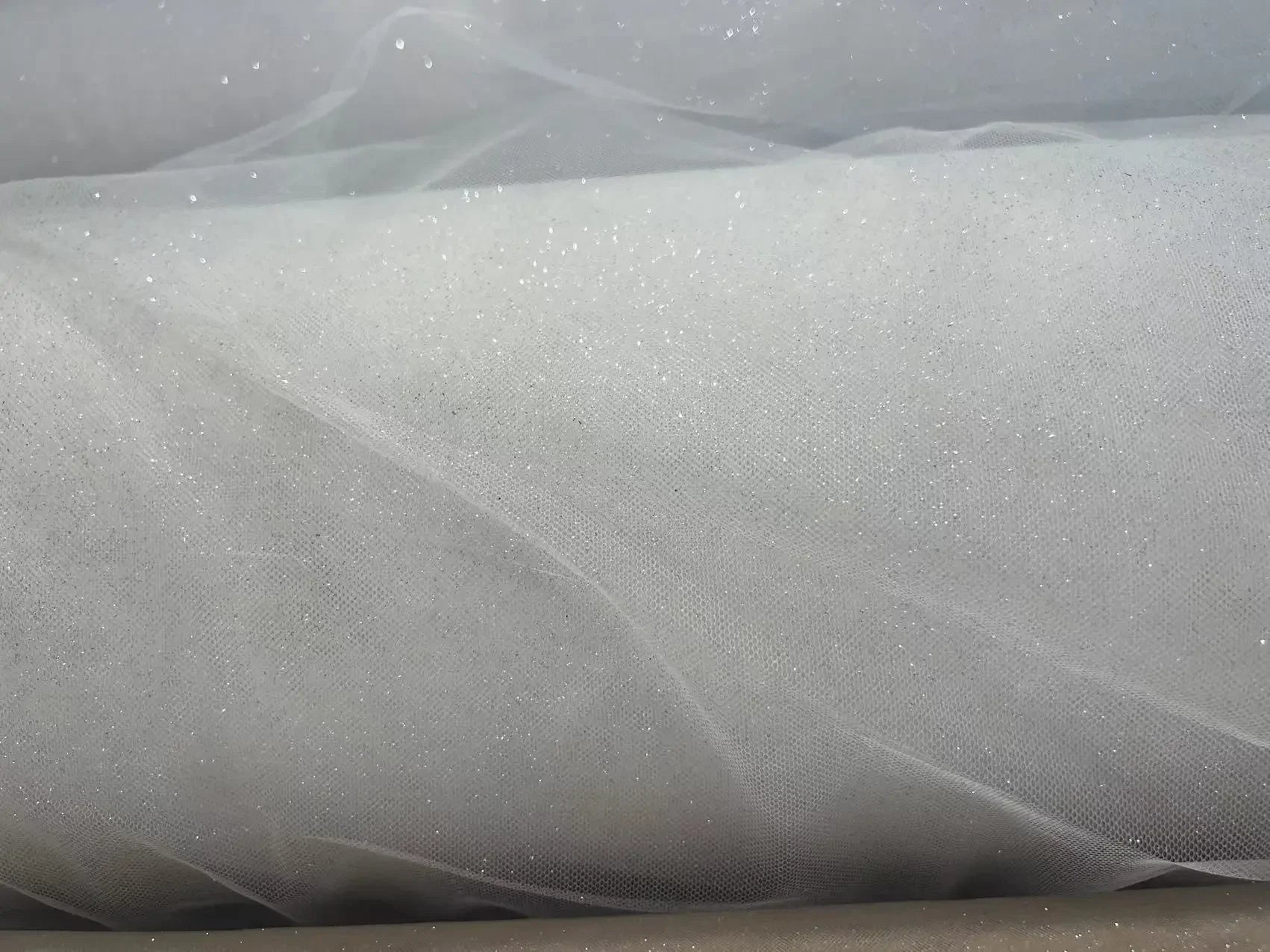 Solid Color Soft Mesh Powder Spraying Gold Sewing Headband Fluffy Skirt Evening Dress DIY Scene Decoration Mesh