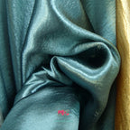 Sparkling Satin Snowflake Fabric - Double Crepe Material 150cm - fabric photo 5