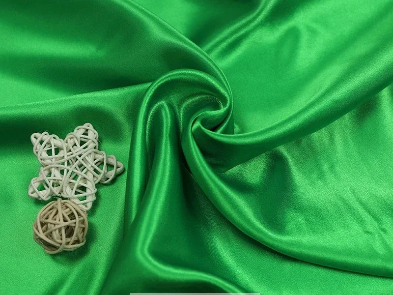 Tissus Simulated Silk With Light Satin Cloth Wholesale Wedding Dress Wedding Pajamas Homewear Lining Eye Mask Shower Cap Fabric