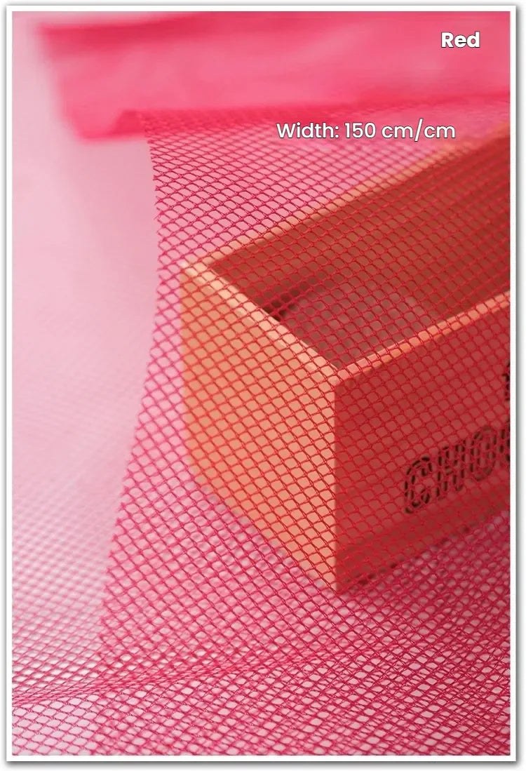 Single-color thickened mesh fabric polyester fabric sewn bags collage bags DIY handmade fabric