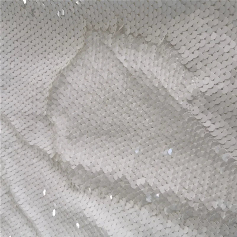 Double-sided folded 5-millimeter sequined fabric sewn evening dress stage costume background decoration diy fabric