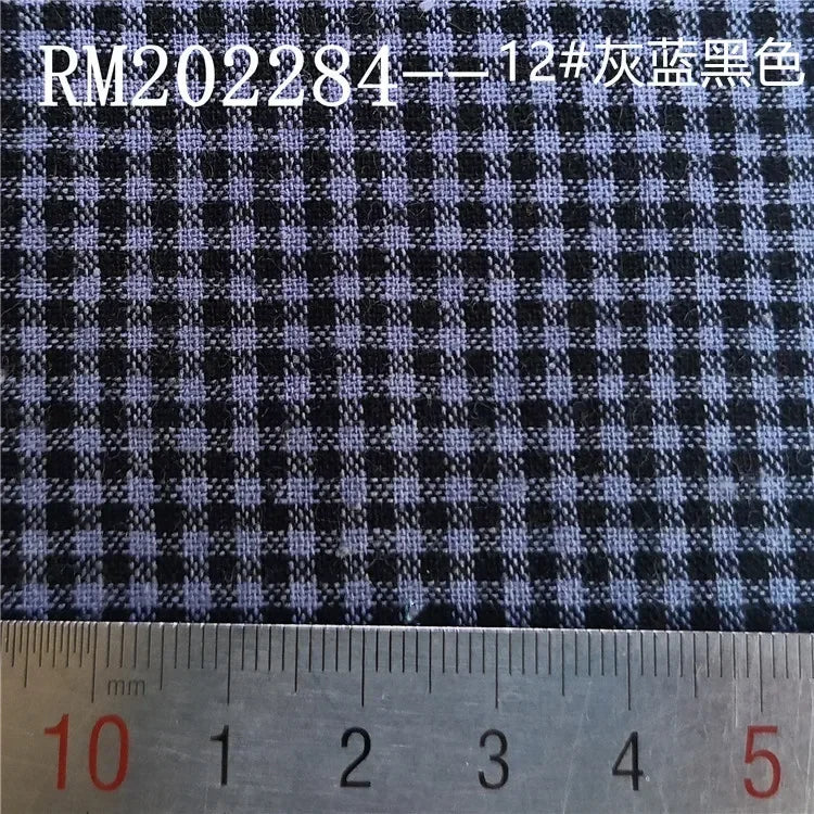 Multi-color 2mm small grid cotton fabric sewing doll clothing dress home textile tablecloth Head accessories fabric